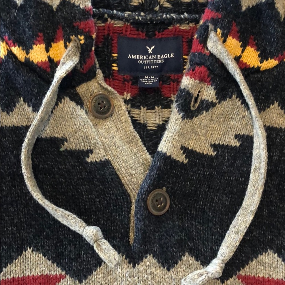 Knit hoodie